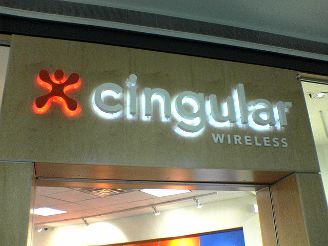 Front of Cingular Wireless retail store